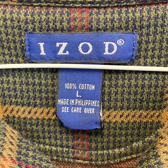 Izod Men’s L Casual Long Sleeve Cotton Shirt - Picture 3 of 4